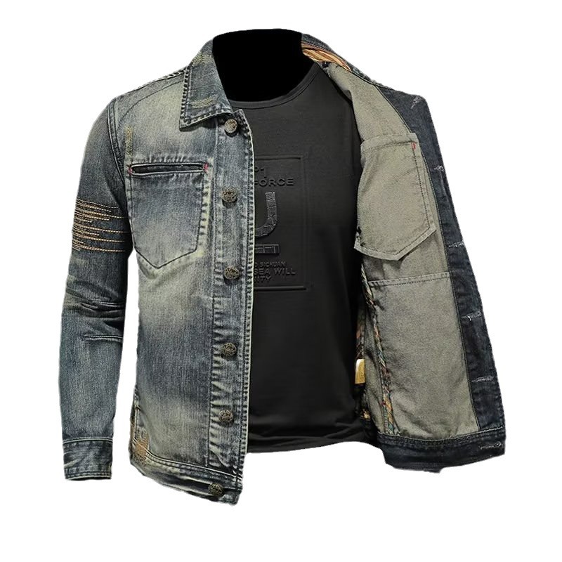 2025 jaqueta jeans de inverno  - Men'S Fashion Jeans 2025 avaliação e preço