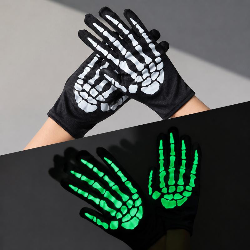 Luvas de Esqueleto de Dedo Int - Men'S Fashion Gloves avaliação e preço