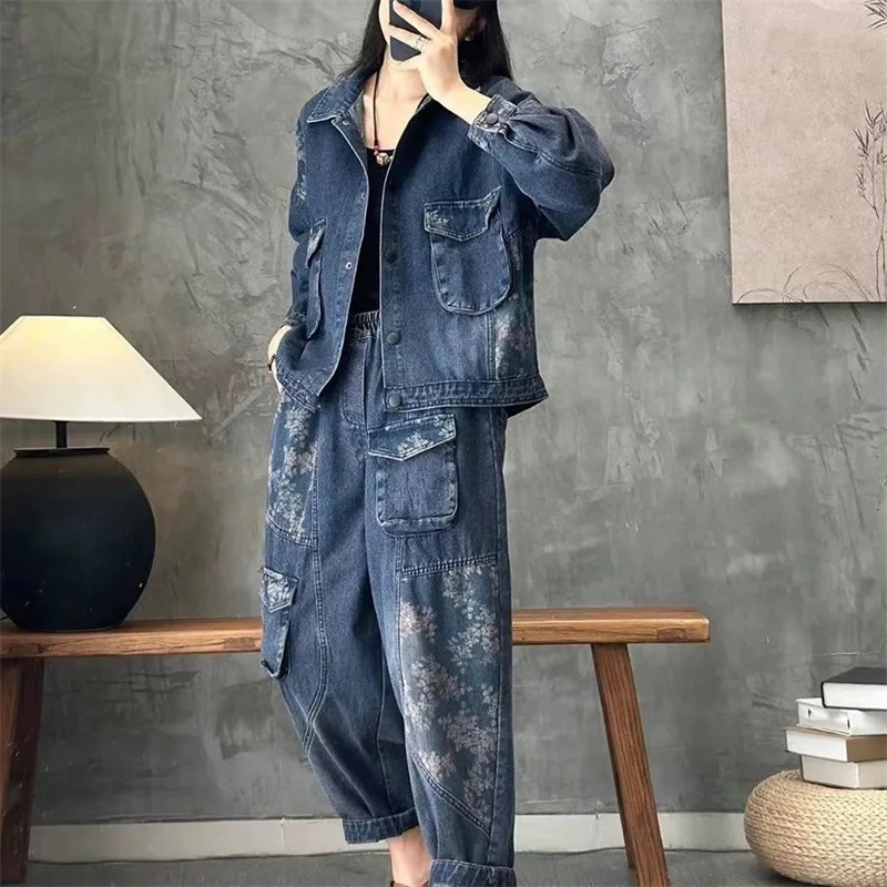 2025 outono denim jaqueta tern - Denim Jacket Vintage avaliação e preço