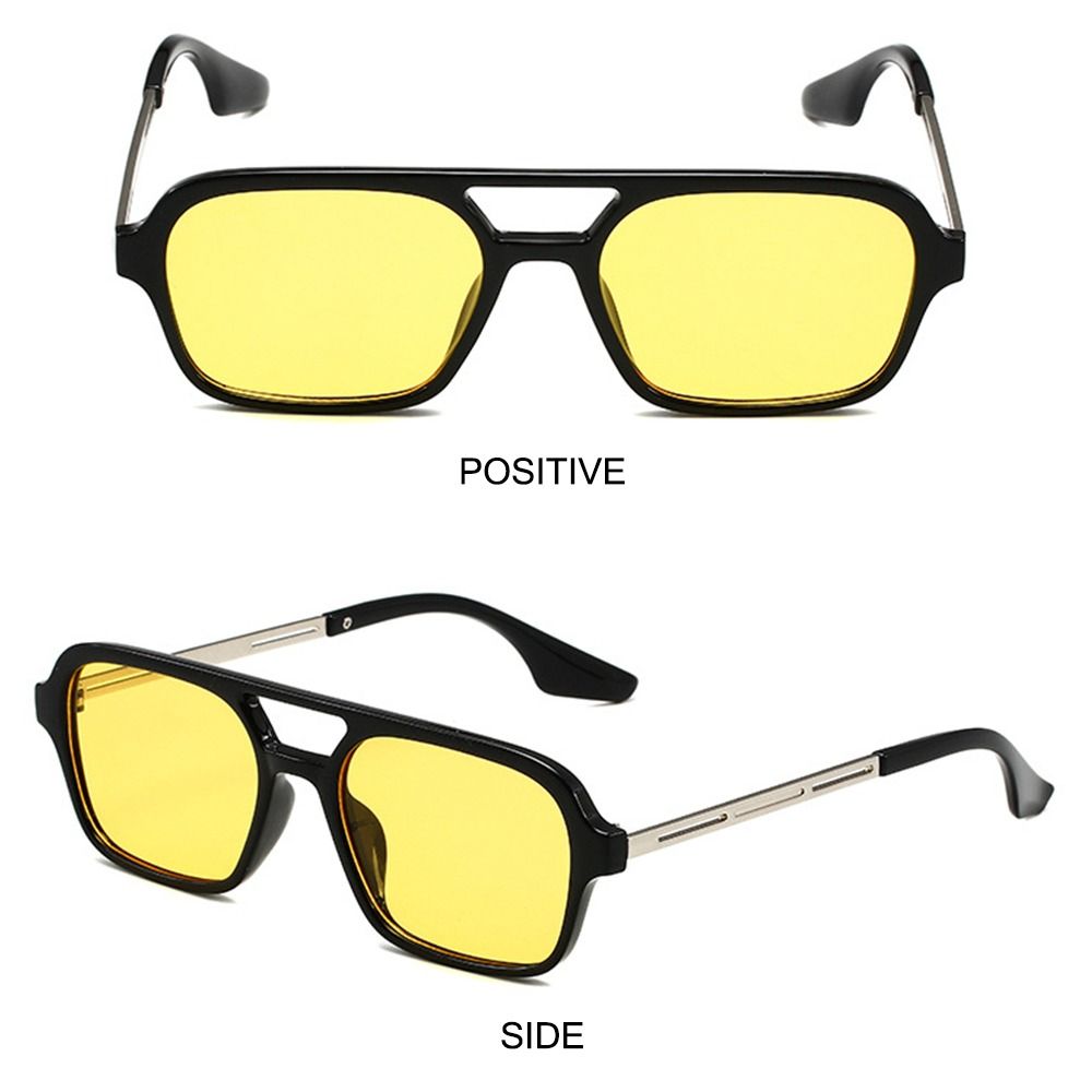 Óculos de sol quadrados com pr - Men'S Fashion 70S avaliação e preço