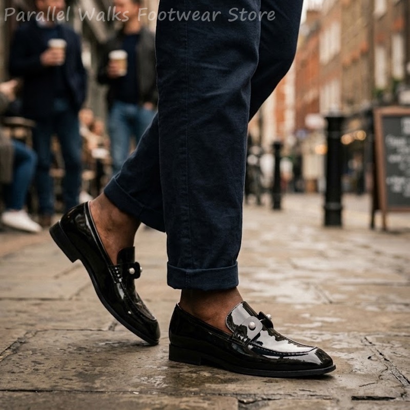 Sapatos masculinos pretos de c - Suede Loafers Men avaliação e preço