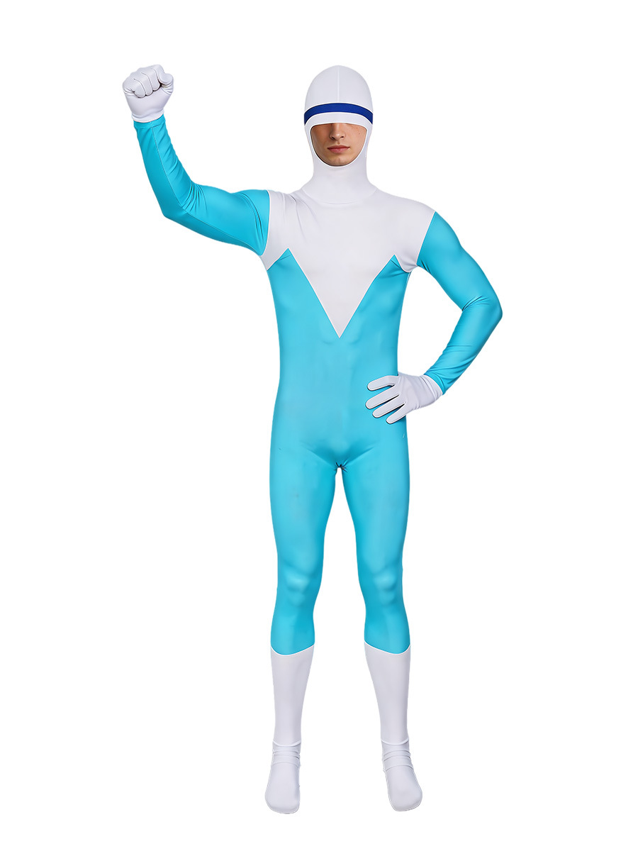Fantasia de cosplay do Homem d - Mens Fashion Jumpsuit avaliação e preço