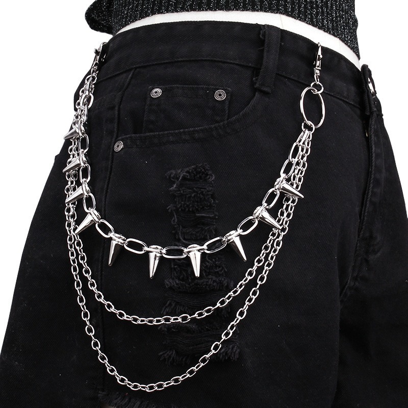Hip hop punk rock calças de me - Men Fashion Key avaliação e preço