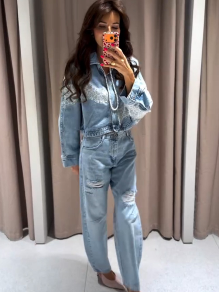 Conjunto Feminino HH Primavera - Denim Jacket Vintage avaliação e preço