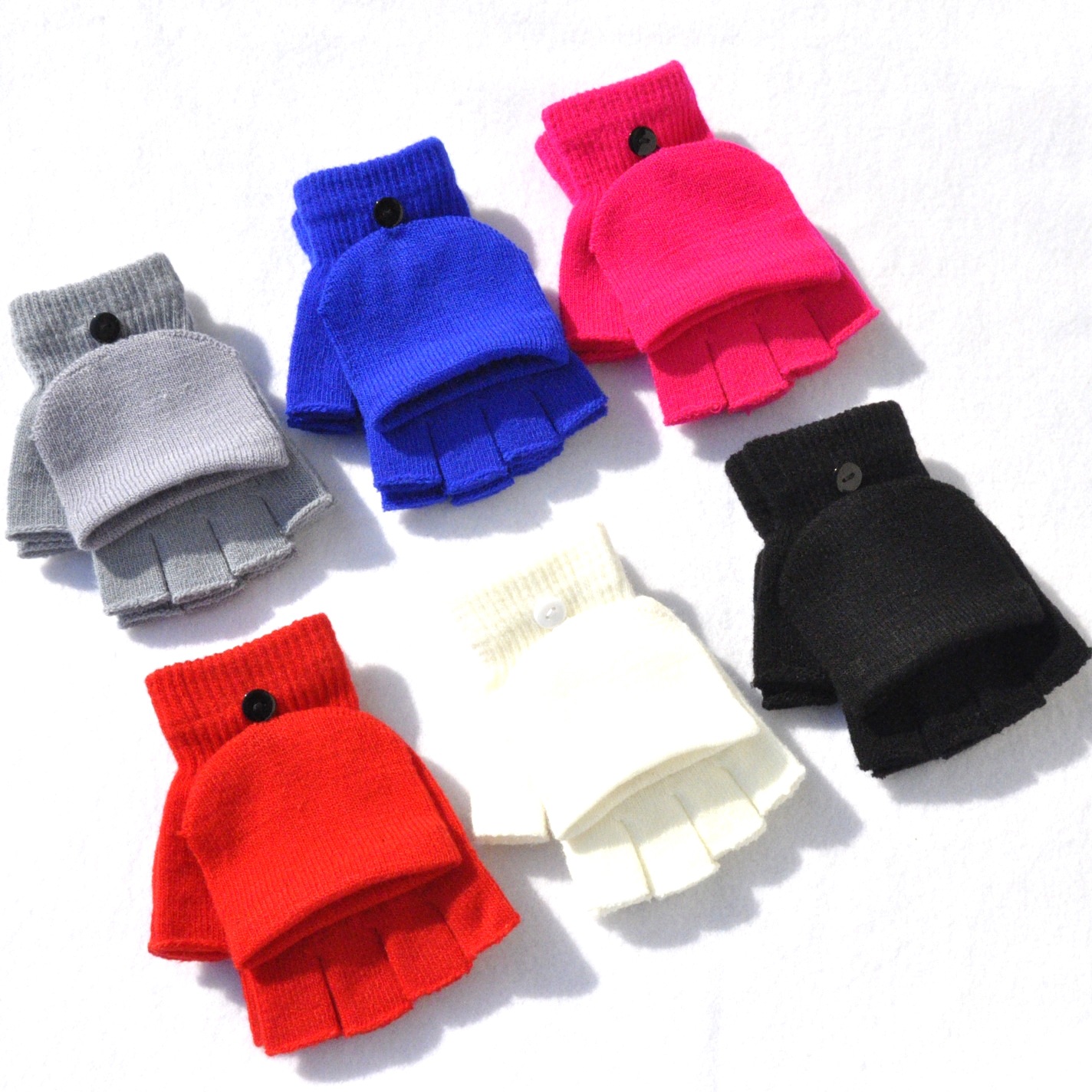 Malha flip capa metade dedo lu - Men'S Fashion Gloves avaliação e preço