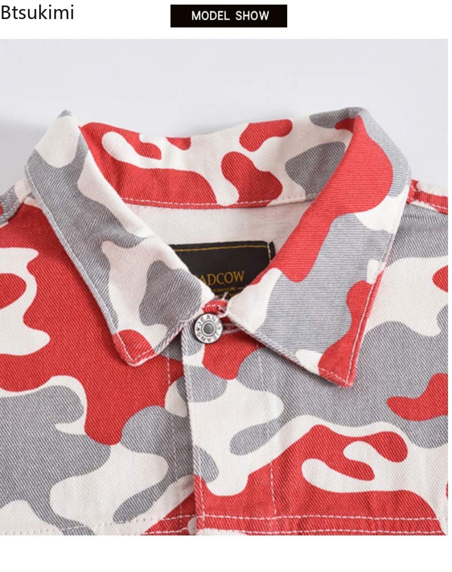 Primavera outono moda masculin - Denim Jacket Vintage avaliação e preço