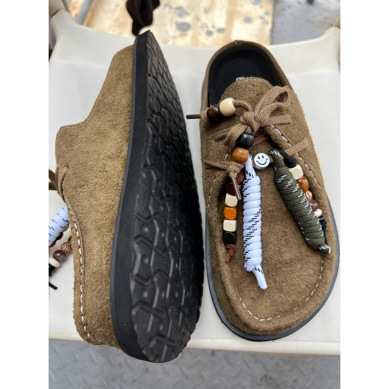 Clogs Unissex de Couro Camurça - Suede Loafers Men avaliação e preço