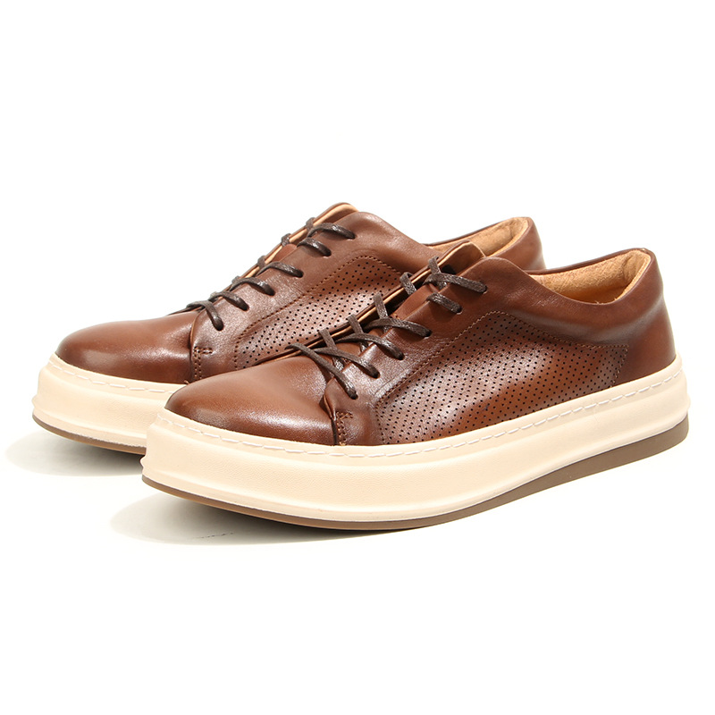 Sapatos de couro de cavalo lav - Mens Fashion Zapatos avaliação e preço
