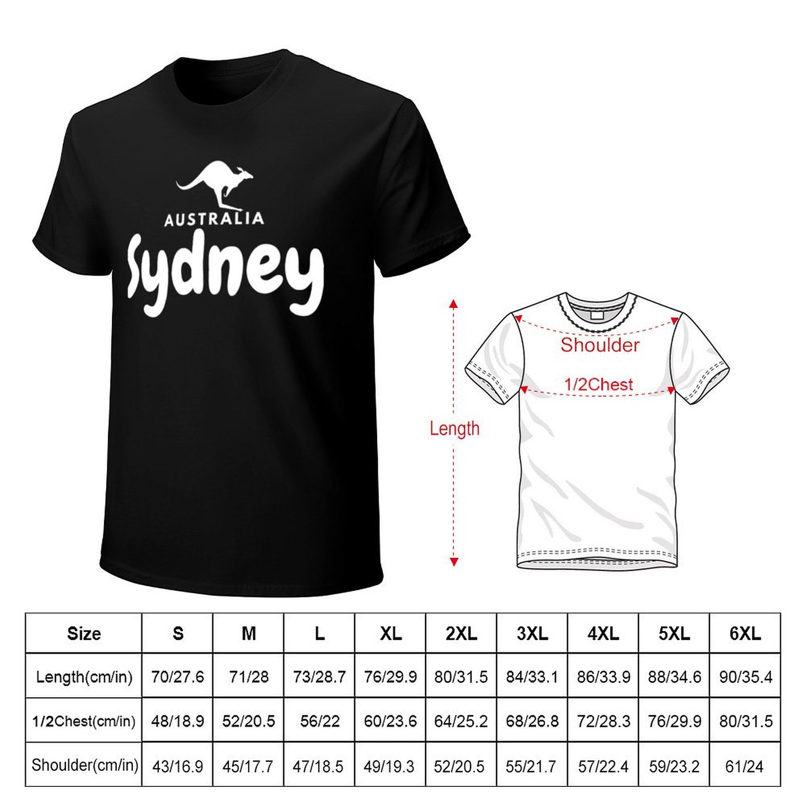 Camiseta Sydney, Sydney Austrá - Men'S Fashion Sydney avaliação e preço