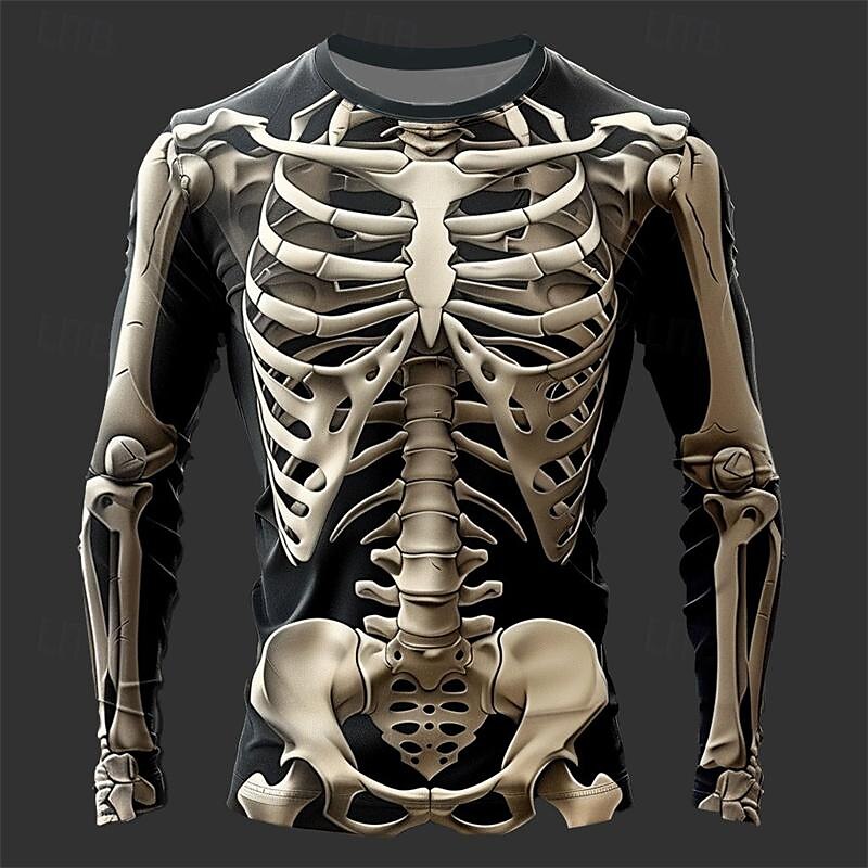 Camiseta Masculina de Manga Lo - Men'S Spring Fashion avaliação e preço