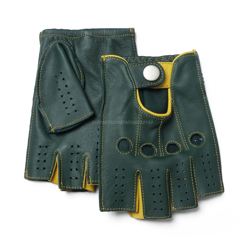 Luvas Masculinas de Couro Genu - Men'S Fashion Gloves avaliação e preço