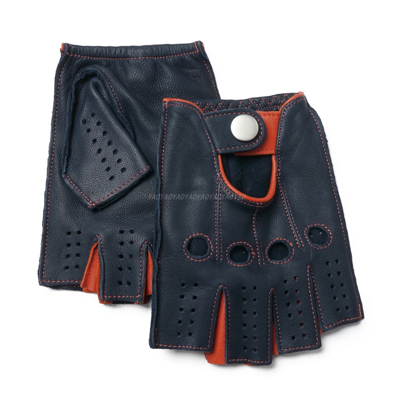 Luvas Masculinas de Couro Genu - Men'S Fashion Gloves avaliação e preço