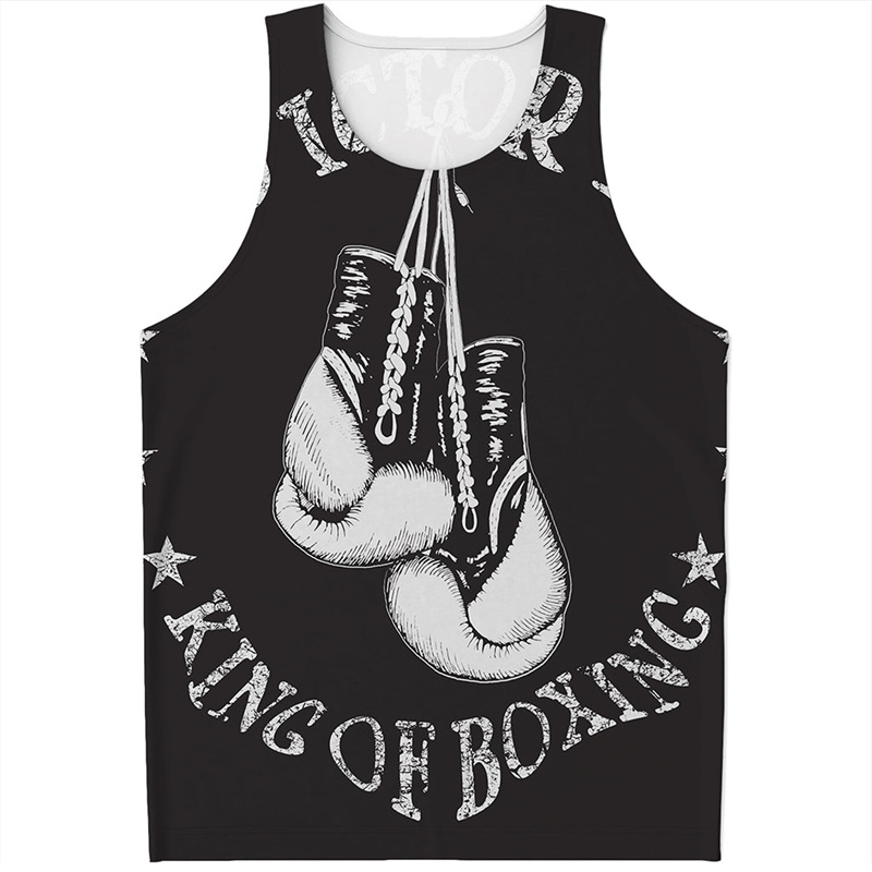 Luvas de Boxe masculinas 3D Im - Men'S Fashion Gloves avaliação e preço
