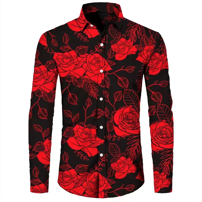Camisas Masculinas de Manga Lo - Men'S Spring Fashion avaliação e preço