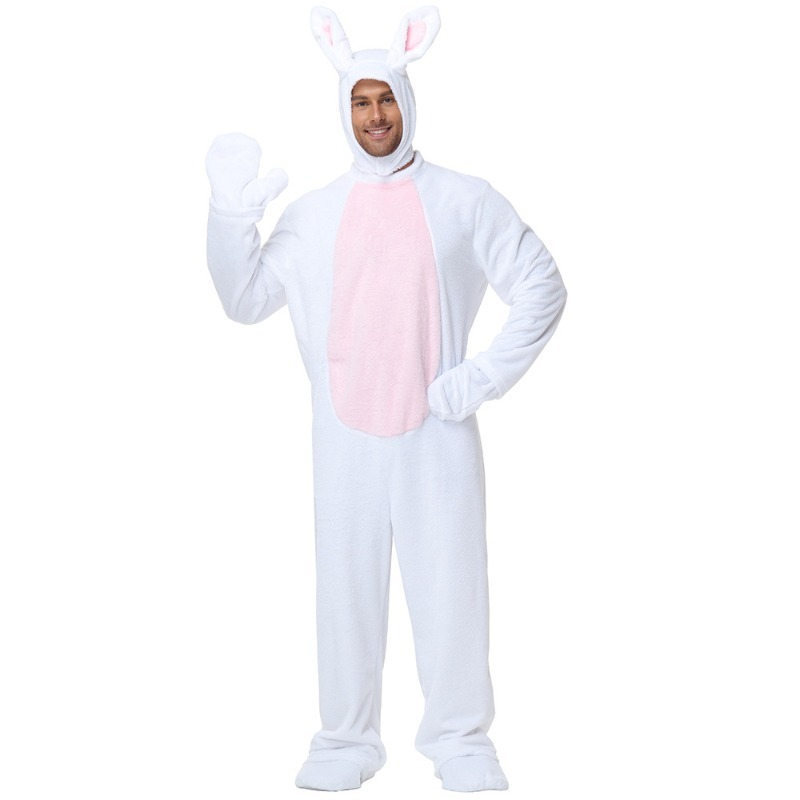 Halloween adulto animal coelho - Mens Fashion Jumpsuit avaliação e preço