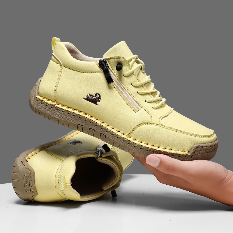 Tênis feminino de couro artesa - Mens Fashion Modern avaliação e preço