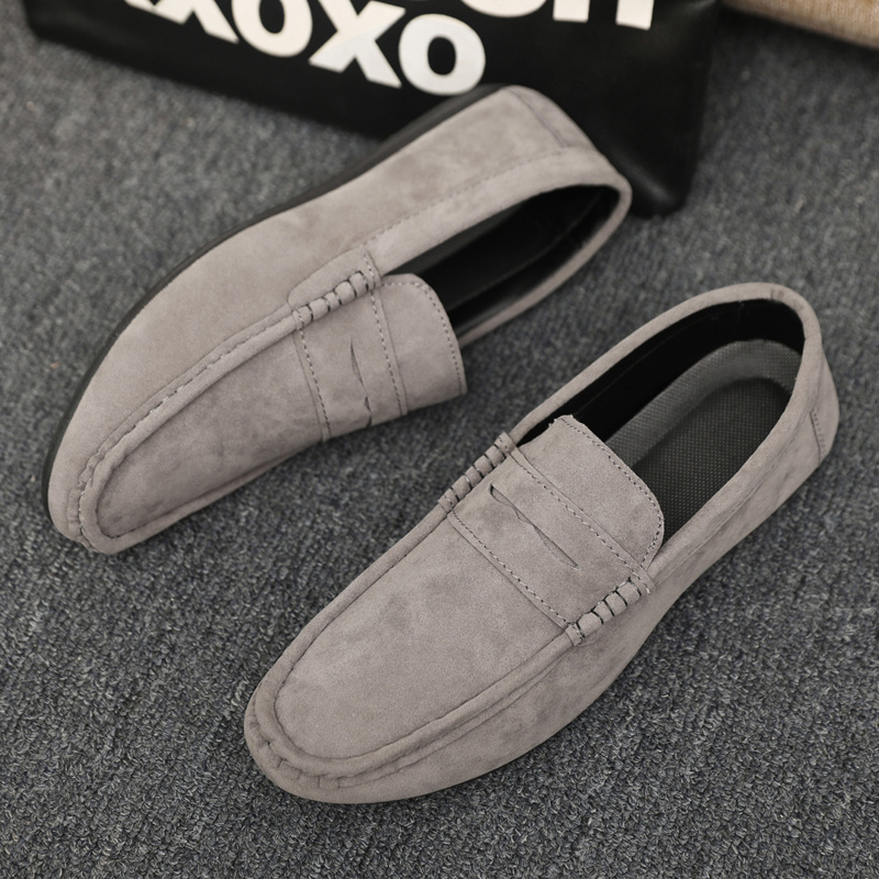 Mocassins masculinos de lona l - Suede Loafers Men avaliação e preço