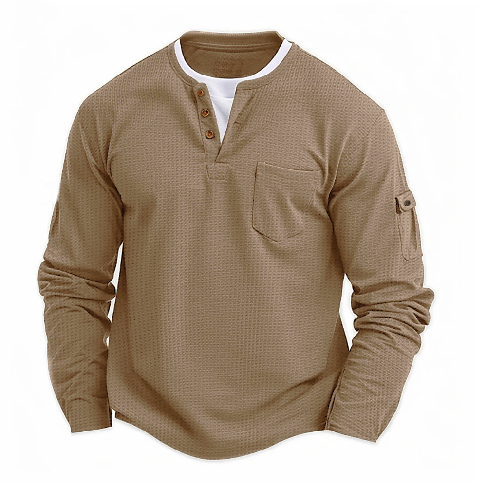 Nova camisa masculina de manga - Men'S Spring Fashion avaliação e preço
