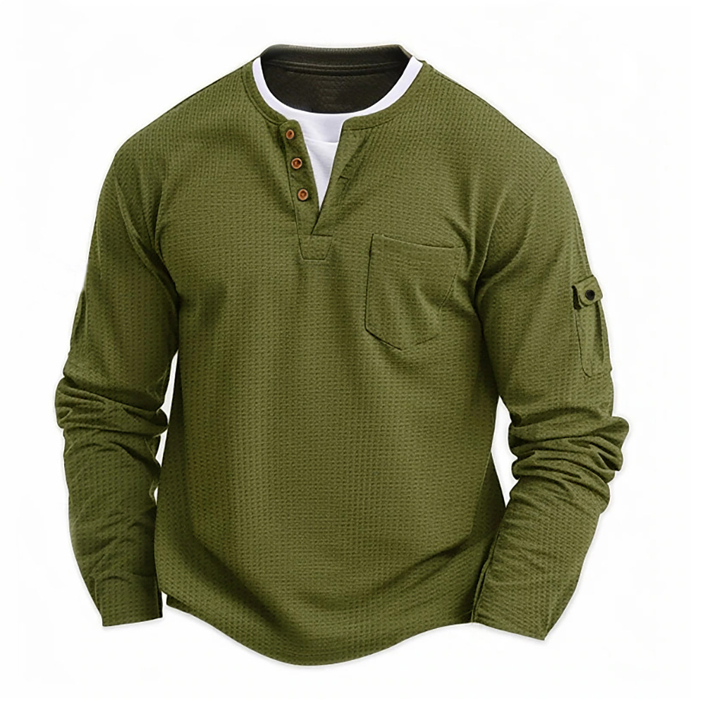 Nova camisa masculina de manga - Men'S Spring Fashion avaliação e preço
