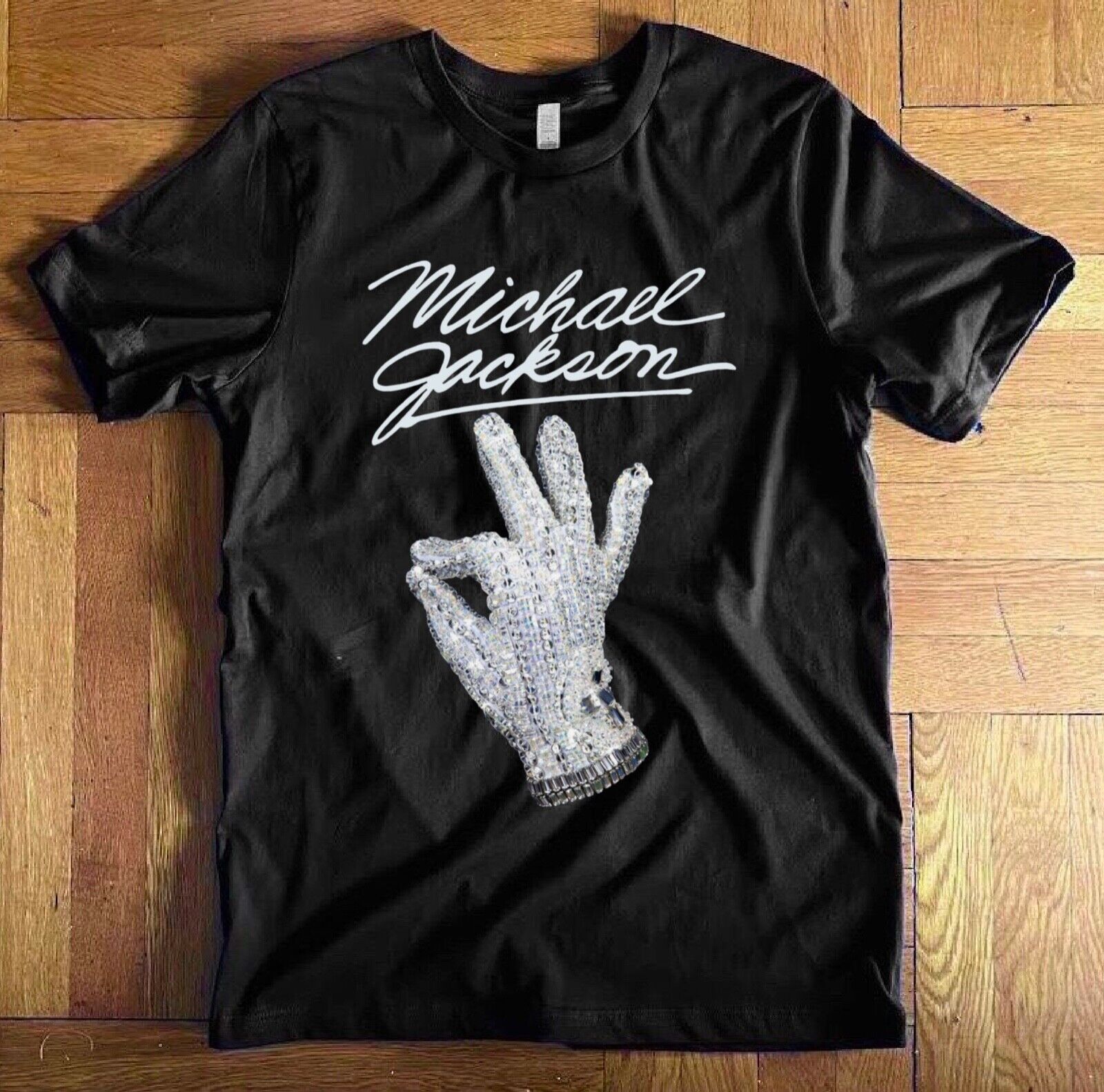 Camiseta Estampada Michael Jac - Men'S Fashion Gloves avaliação e preço
