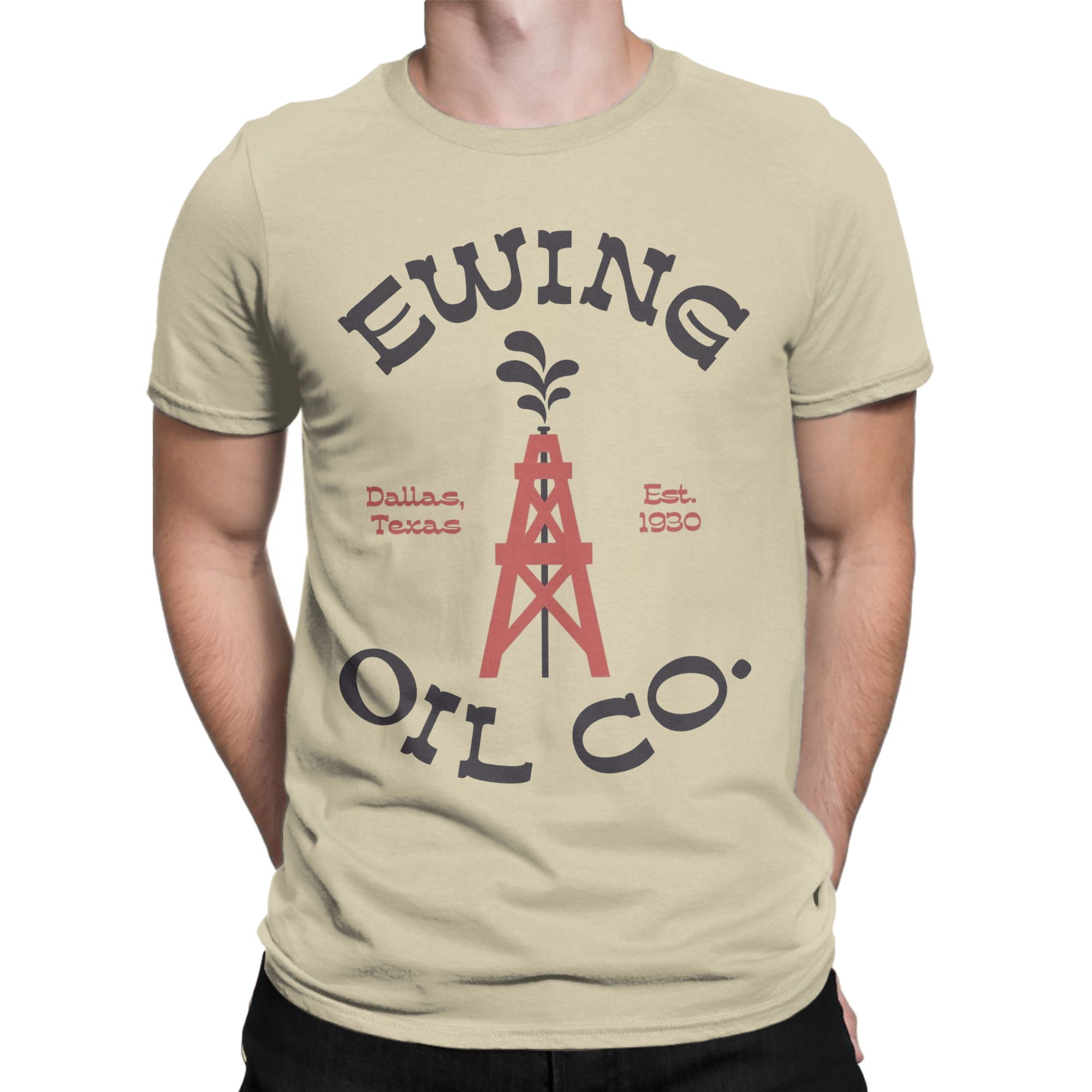 Ewing Oil Co. Dallas 70s TV Sh - Men'S Fashion 70S avaliação e preço