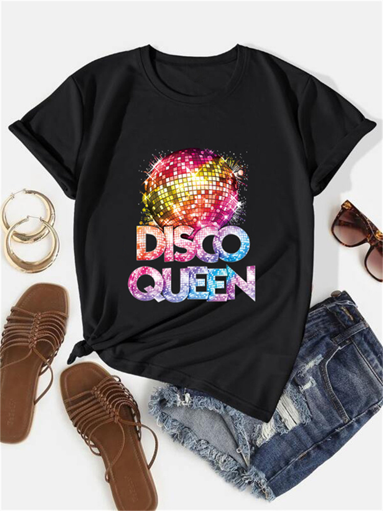 Camiseta Feminina de Gola Redo - Men'S Fashion 70S avaliação e preço